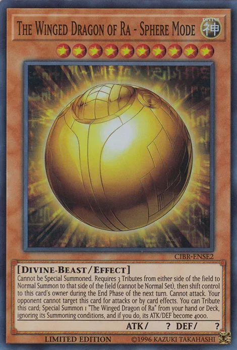 The Winged Dragon of Ra - Sphere Mode