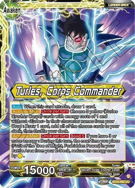 Turles // Turles, Corps Commander