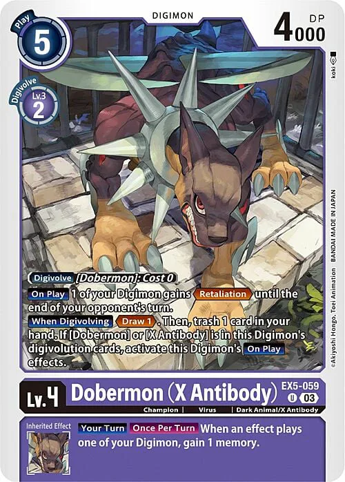 Dobermon (X Antibody)