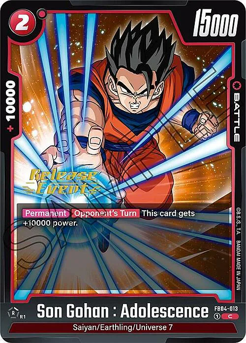 Son Gohan : Adolescence