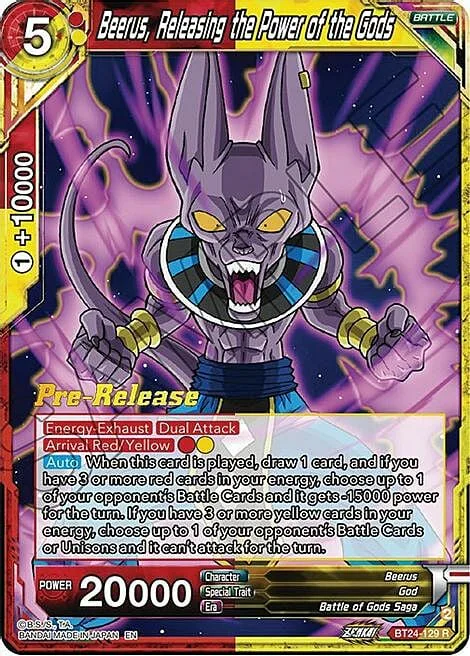 Beerus, Releasing the Power of the Gods