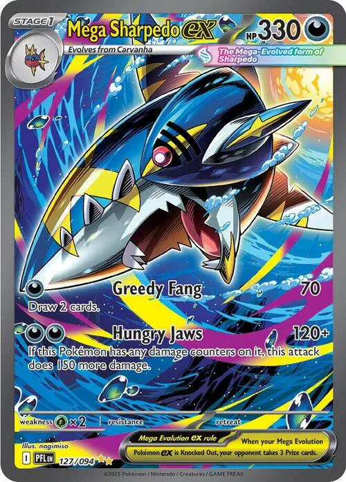 Mega Sharpedo ex