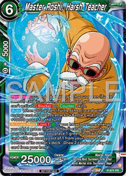 Master Roshi, Harsh Teacher