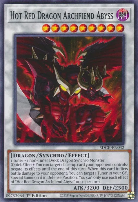 Hot Red Dragon Archfiend Abyss