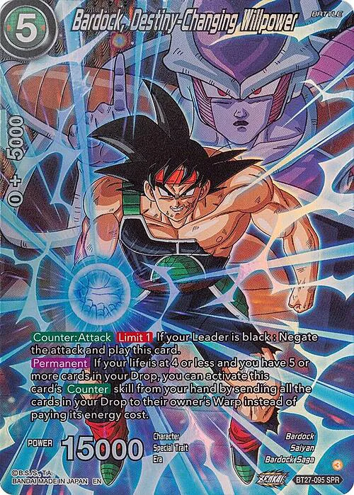 Bardock, Destiny-Changing Willpower