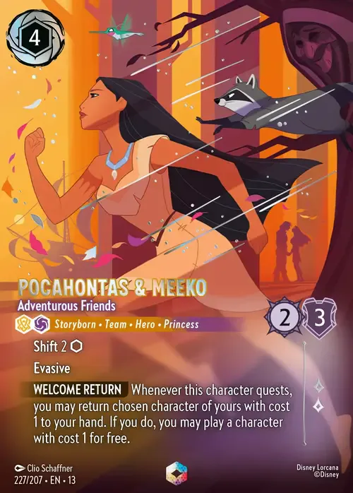 Pocahontas & Meeko - Adventurous Friends