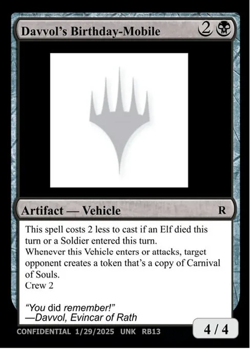 Davvol's Birthdaymobile