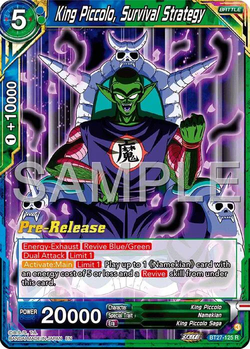 King Piccolo, Survival Strategy
