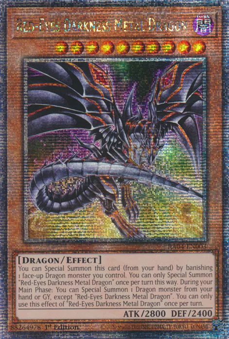 Red-Eyes Darkness Metal Dragon