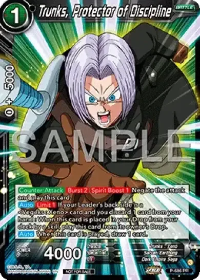 Trunks, Protector of Discipline