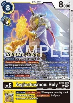 Aegiochusmon: Holy