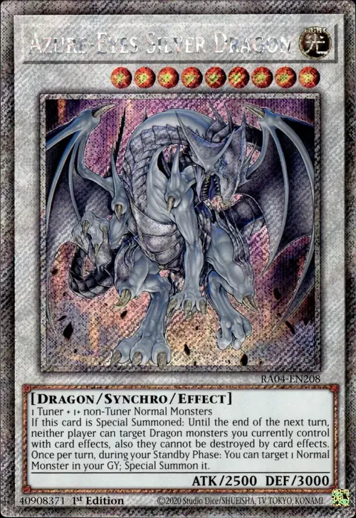 Azure-Eyes Silver Dragon