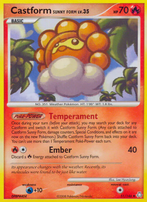 Castform Sunny Form Lv.35