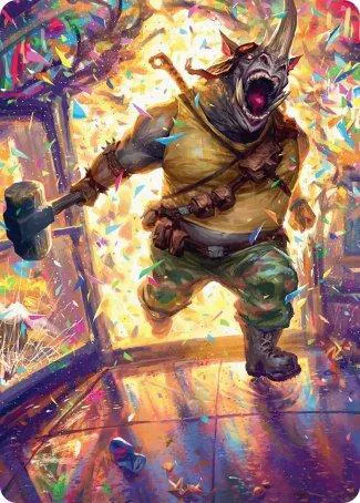 Art Series: Rocksteady, Rowdy Rhino