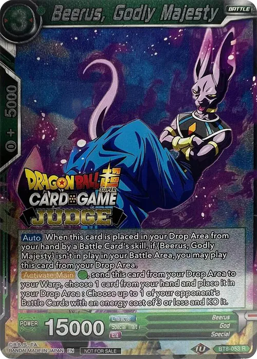 Beerus, Godly Majesty