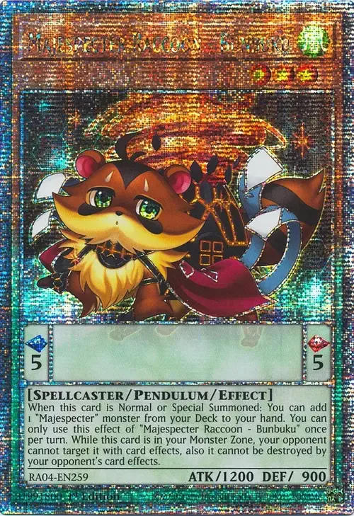 Majespecter Raccoon - Bunbuku