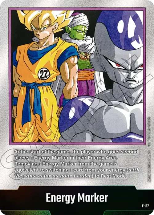 "Son Goku, Piccolo & Frieza" Energy Marker
