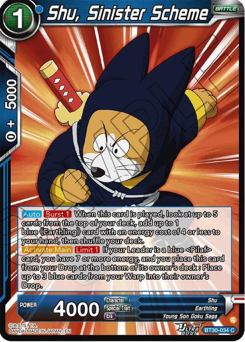 Shu, Sinister Scheme
