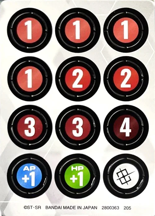 Damage Counter Punch Card