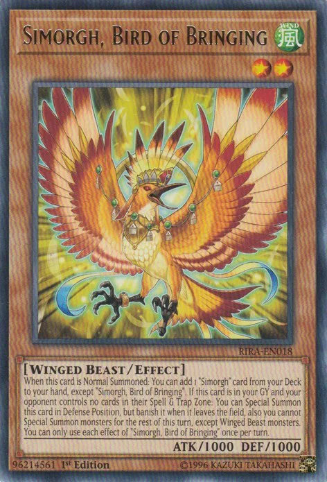 Simorgh, Bird of Bringing