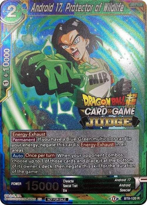 Android 17, Protector of Wildlife