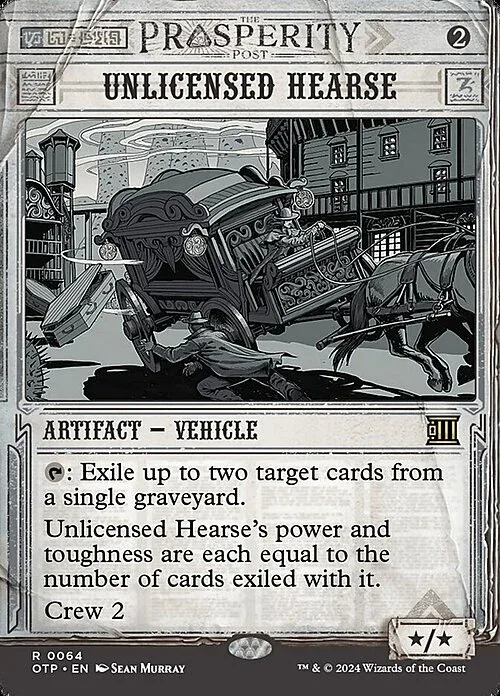 Unlicensed Hearse