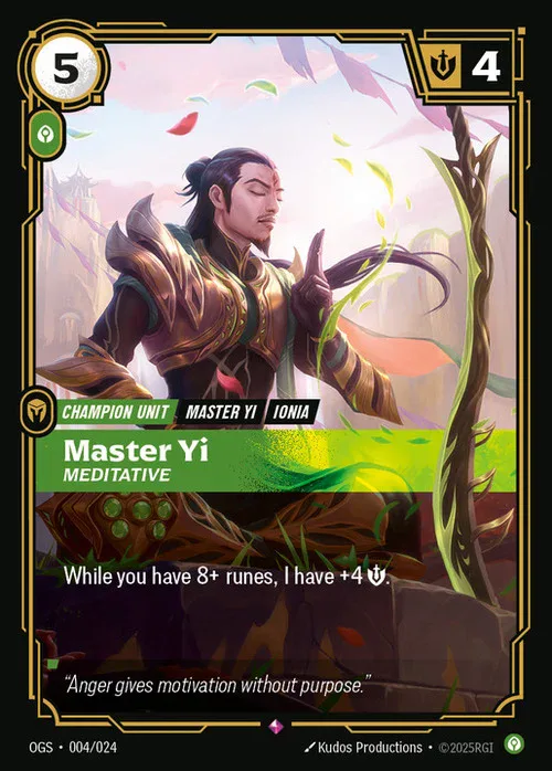 Master Yi - Meditative