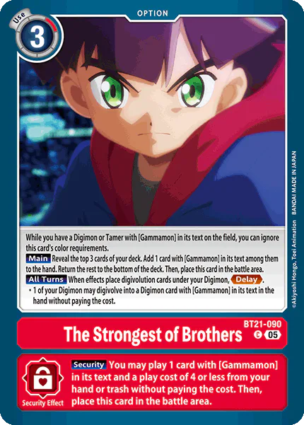 The Strongest of Brothers