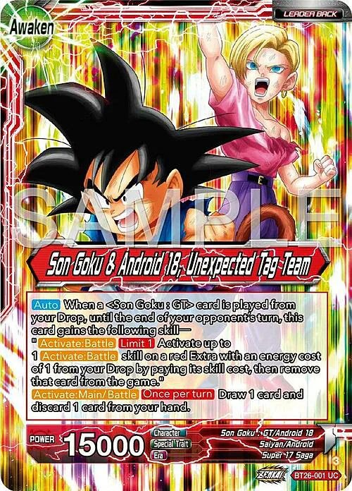 Son Goku // Son Goku & Android 18, Unexpected Tag Team
