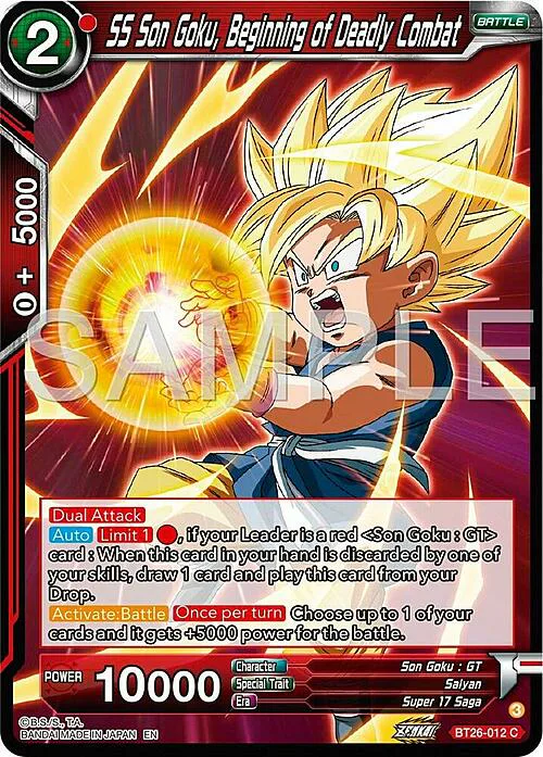 SS Son Goku, Begining of Deadly Combat