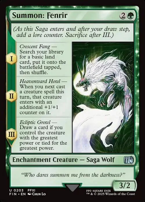 Summon: Fenrir