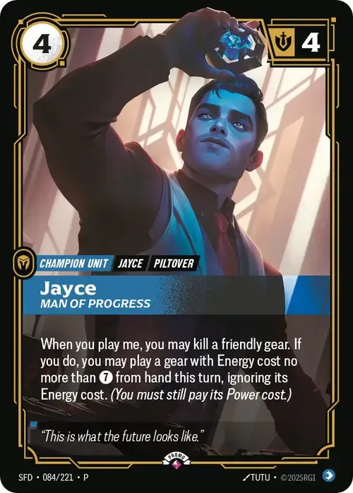 Jayce - Man of Progress