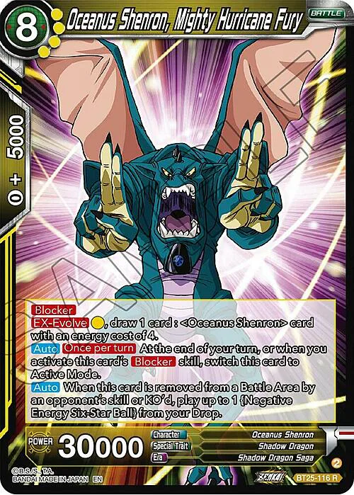 Oceanus Shenron, Mighty Hurricane Fury