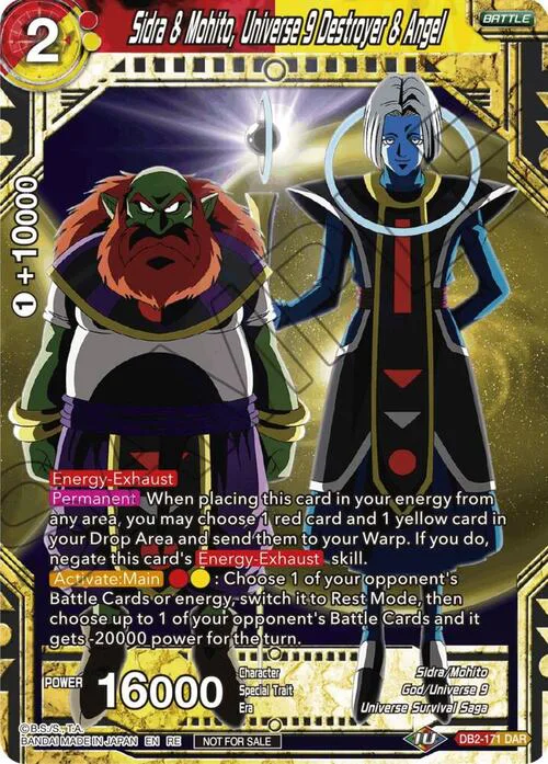 Sidra & Mohito, Universe 9 Destroyer & Angel