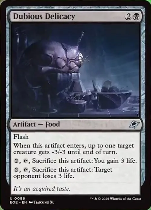 Dubious Delicacy