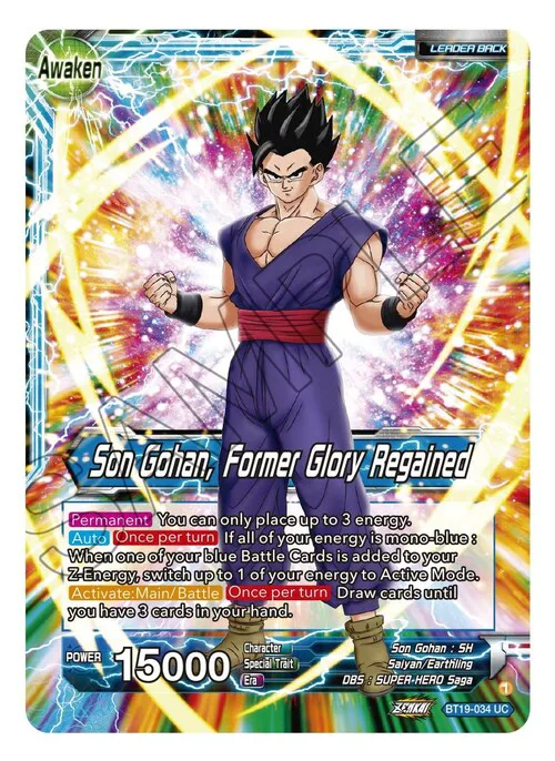 Son Gohan // Son Gohan, Former Glory Regained