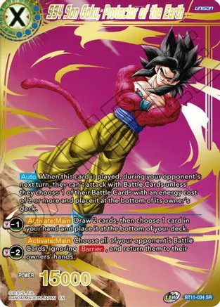 SS4 Son Goku, Protector of the Earth