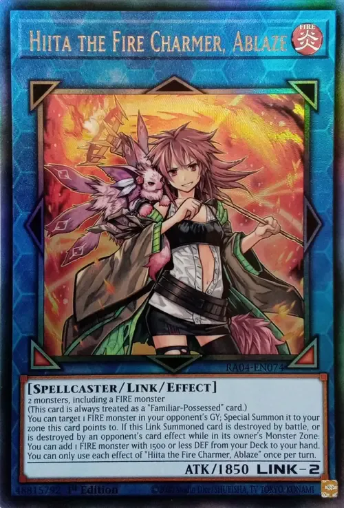 Hiita the Fire Charmer, Ablaze