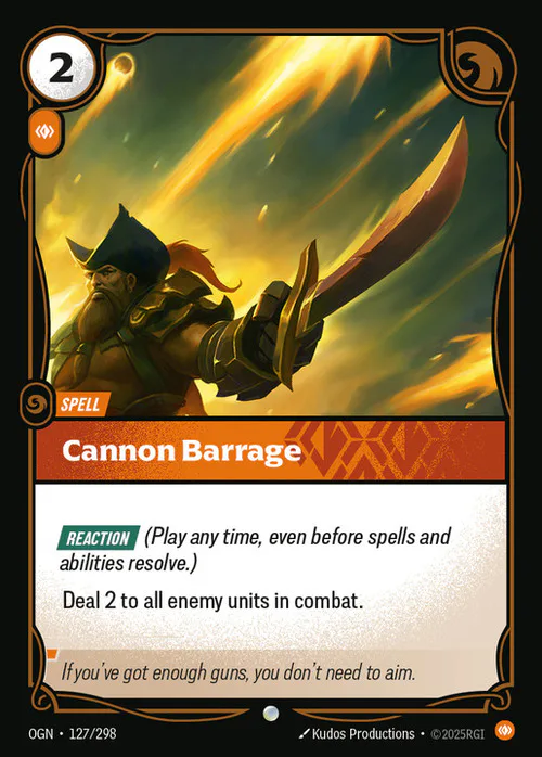 Cannon Barrage