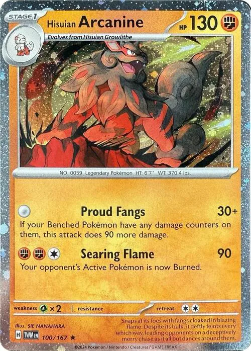Hisuian Arcanine