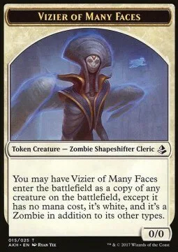 Vizier of Many Faces // Zombie