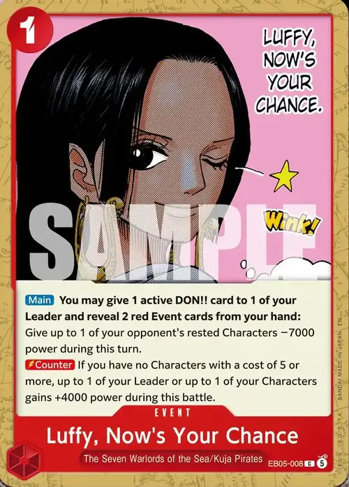 Luffy, Now's Your Chance