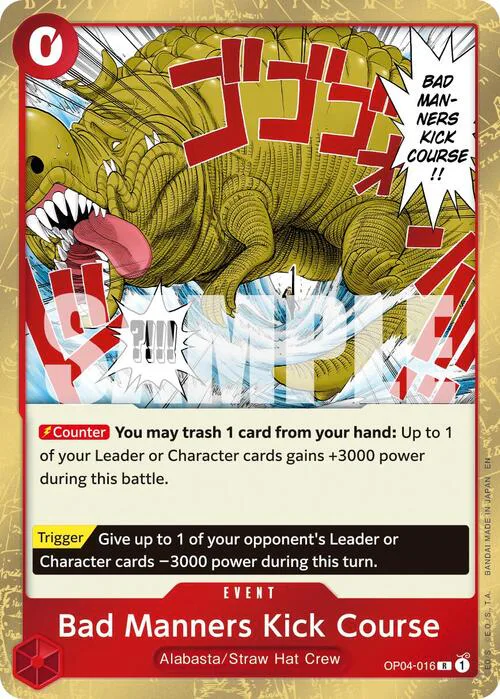 Bad Manners Kick Course