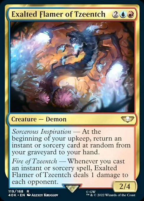 Exalted Flamer of Tzeentch