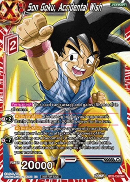 Son Goku, Accidental Wish