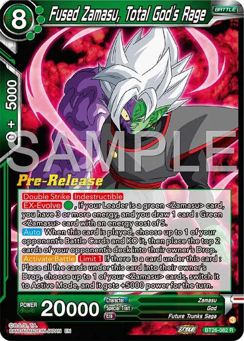 Fused Zamasu, Total Gods Rage