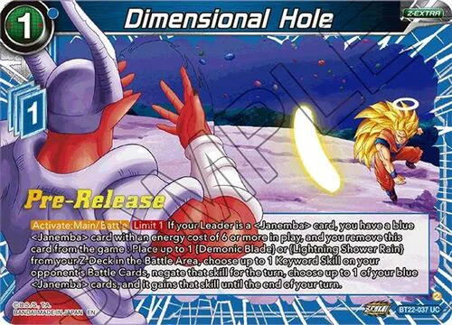 Dimensional Hole