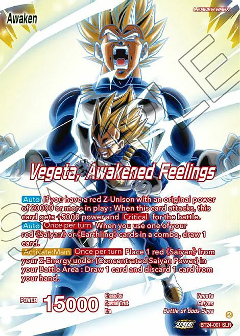 Vegeta // Vegeta, Awakened Feelings