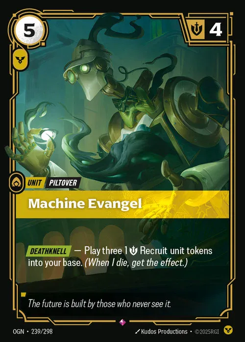 Machine Evangel