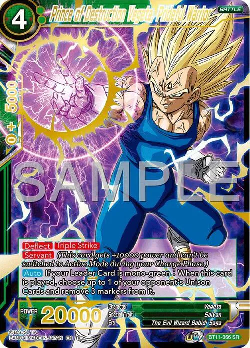 Prince of Destruction Vegeta, Prideful Warrior